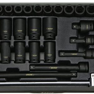 BOXO KONEHYLSYAVAINSARJA 3/4" 18-41MM, 31 OSAA