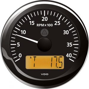 VLB Kierr.+tuntimittari 85mm 4000rpm 12+24V DL rb A