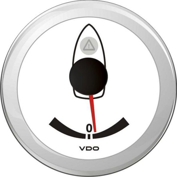 VLW Peräsinkulmamittari 52mm 12+24V -40°/+40° DL rw A