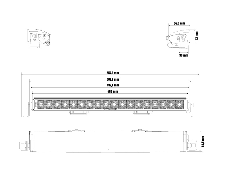 OPTIBEAM PURE 506 WORK TYÖVALOPANEELI 506MM - Image 2