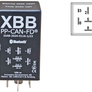 XBB PP-CAN-FD XBB PowerUnit sisäänrakennetulla XBB Donglella