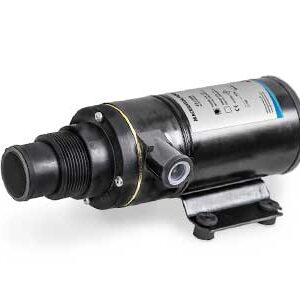 Jätevesipumppu, leikkurilla 12v 7A 43l/min 38mm/25mm