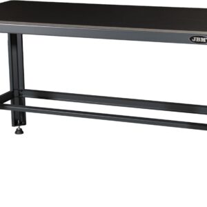 JBM teräsrunkoinen työpöytä puutasolla 1565 x 770 x 890mm