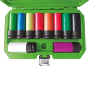 JBM 1/2" aluvanne voimahylsysarja 10 osaa mm. tesla, convex(mb)