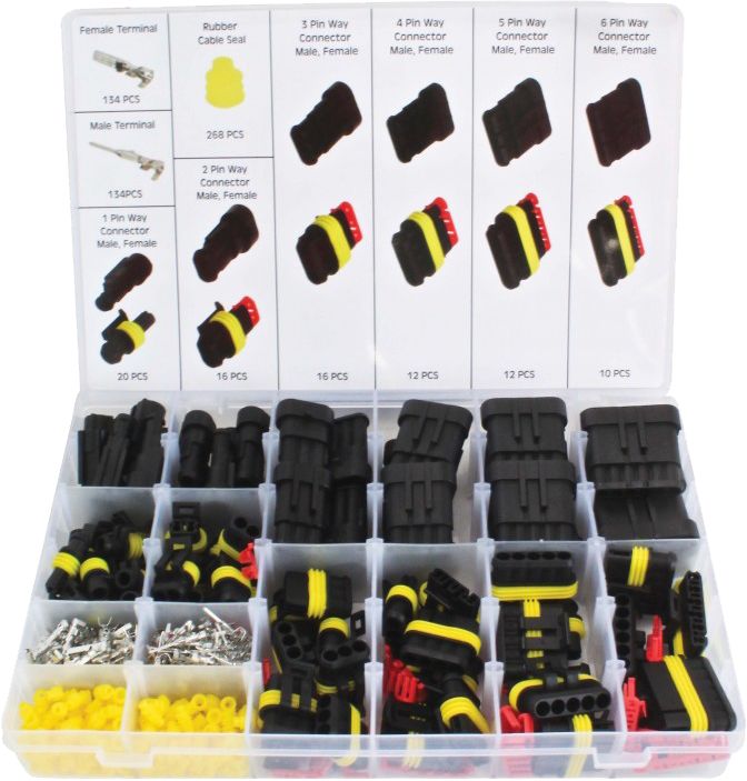 Asta sähköliitinsarja superseal max. 1,50mm²/ 2,40mm 622 osaa