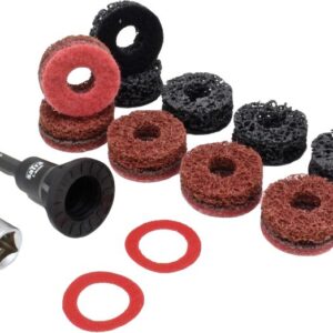 Asta 8mm hex / 1/2" hiomalaikkasarja navalle 40mm 14 osaa