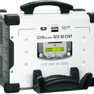 GYS GYSFLASH 123.12 CNT FV 12V korjaamolaturi 120A, 5m kaapeleilla