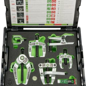 KUKKO pallonivelten / laakereiden ulosvetäjäsarja 0-125mm 6 osaa