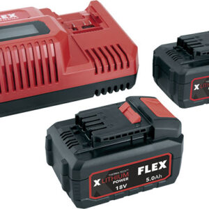 AKKU FLEX 18V 2 X 5,0AH + ÄLYLATURI