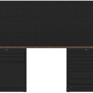 BOXO KALUSTEKOKONAISUUS 2588MM reikälevyllä