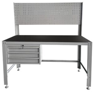 CARWISE TYÖPÖYTÄ, LAATIKOSTO JA REIKÄLEVY 1560MM